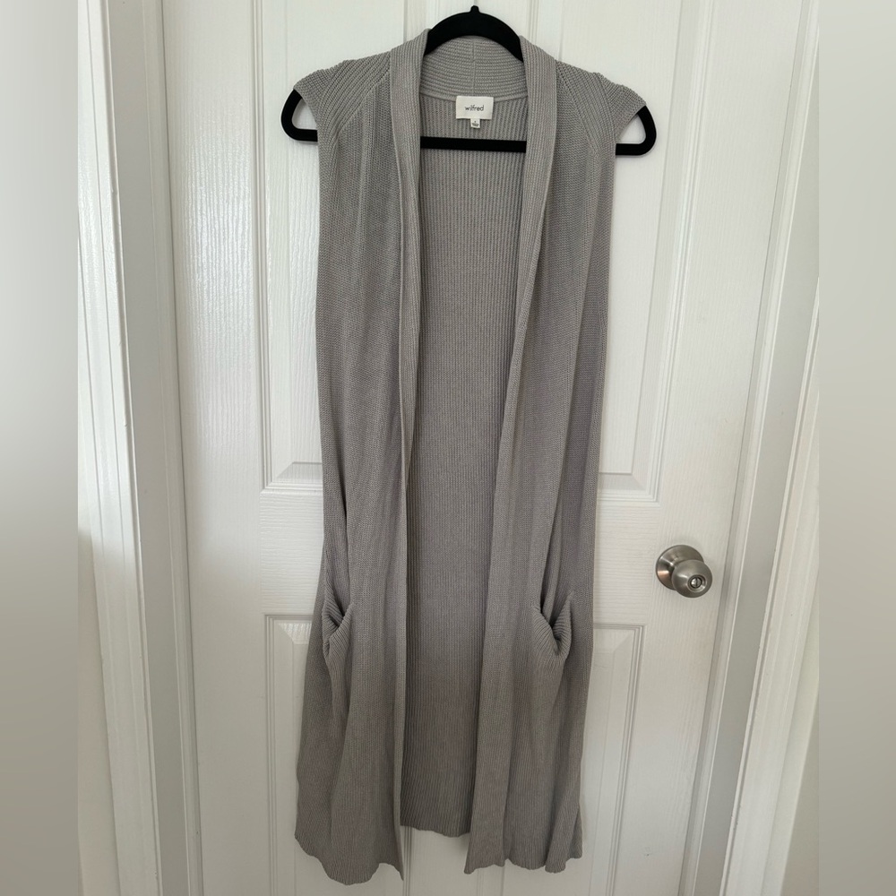 Wilfred small long sweater vest